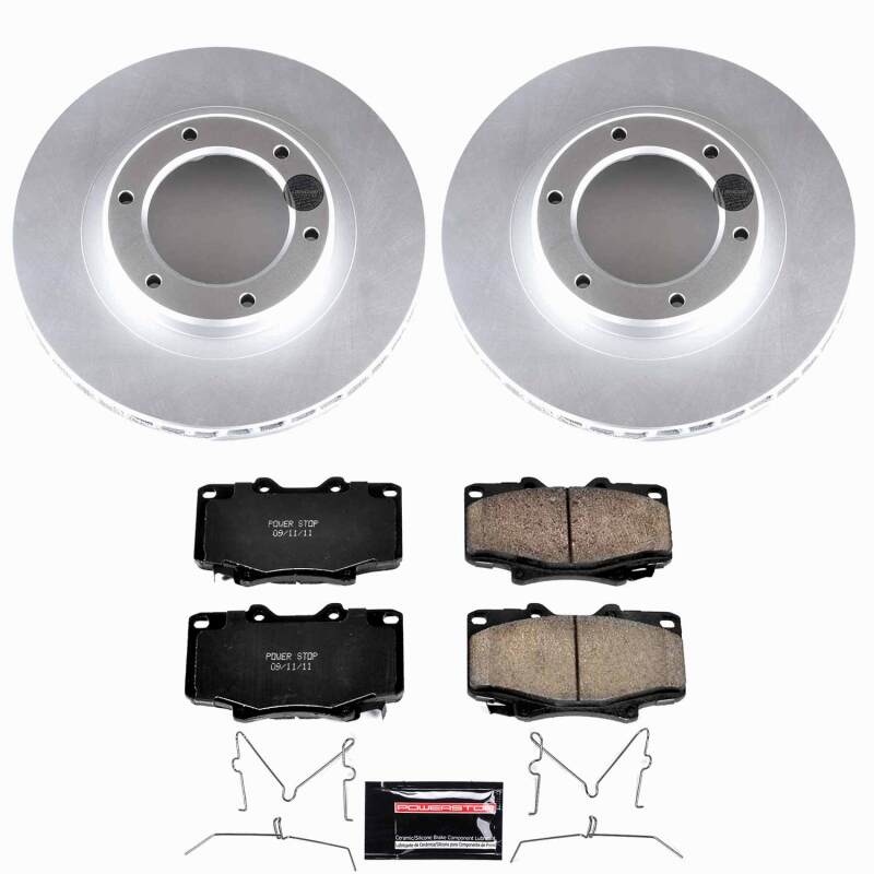 Power Stop 96-97 Lexus LX450 Front Z23 Coated Brake Kit Brake Kits - Performance D&S PowerStop