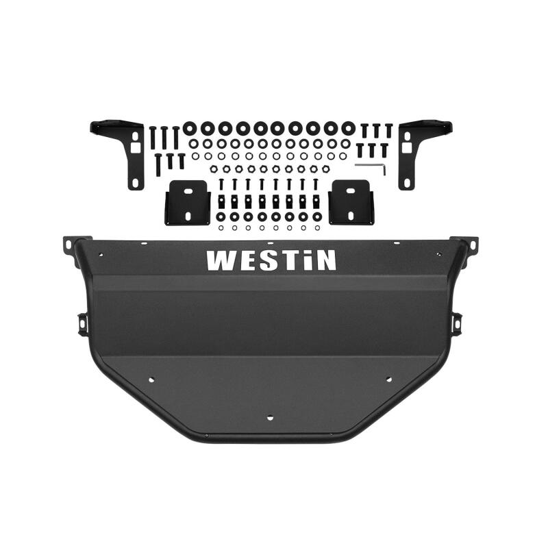 Westin 2013-2018 Ram 1500 Outlaw Bumper Skid Plate - Textured Black Skid Plates Westin