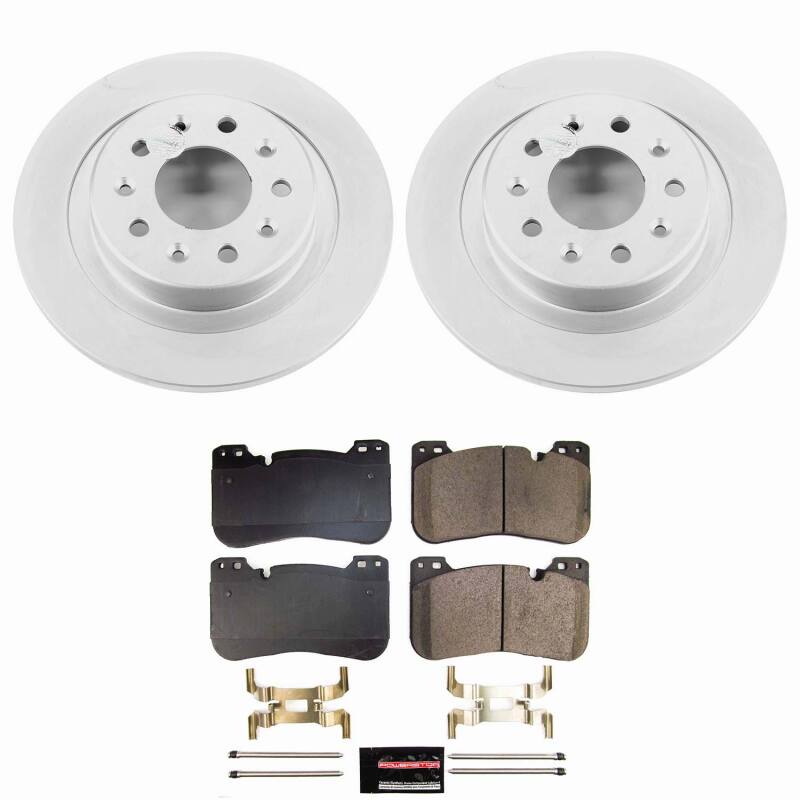 Power Stop 22-24 Chevrolet Equinox Rear Z23 Coated Brake Kit Brake Kits - Performance D&S PowerStop