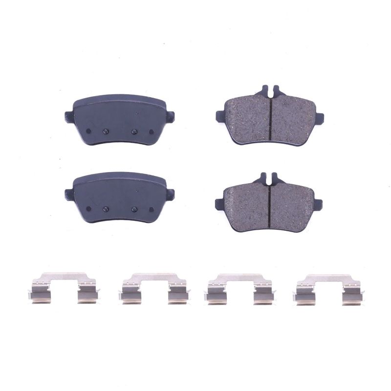 Power Stop 2017 Mercedes-Benz Maybach S550 Rear Z17 Evolution Ceramic Brake Pads w/Hardware Brake Pads - OE PowerStop