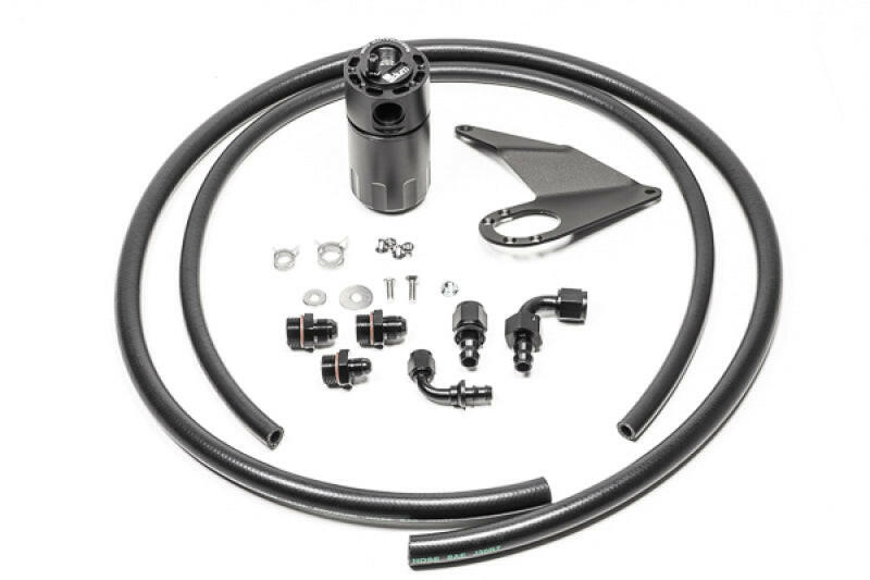 Radium Engineering 08-09 EVO X Catch Can Kit Crankcase Fluid Lock Oil Catch Cans Radium Engineering