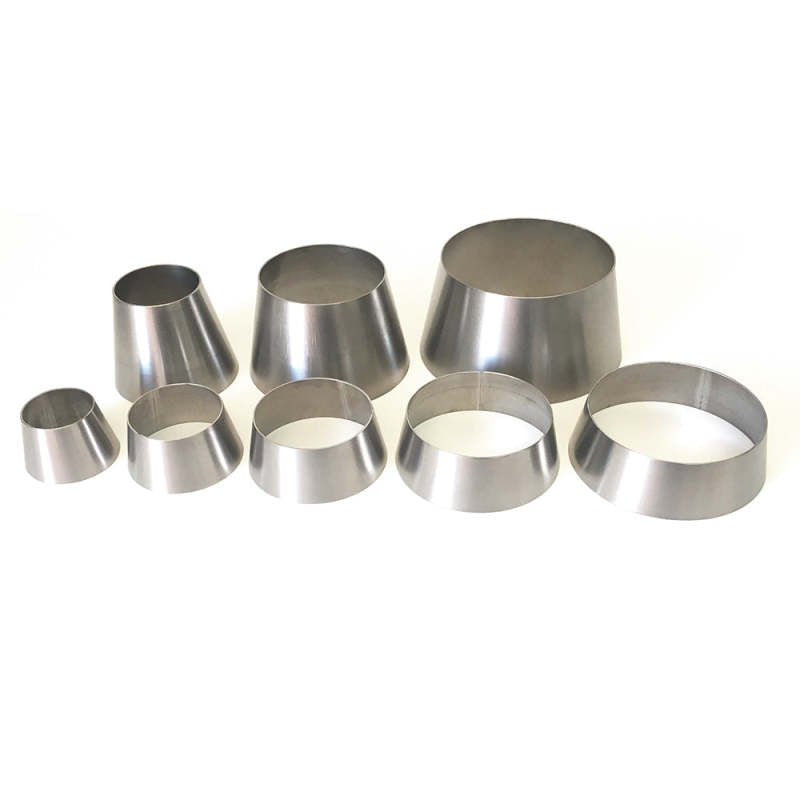 Ticon Industries 2in to 3in Transition Reducer Cone 1.2mm/.047in Titanium Tubing Ticon