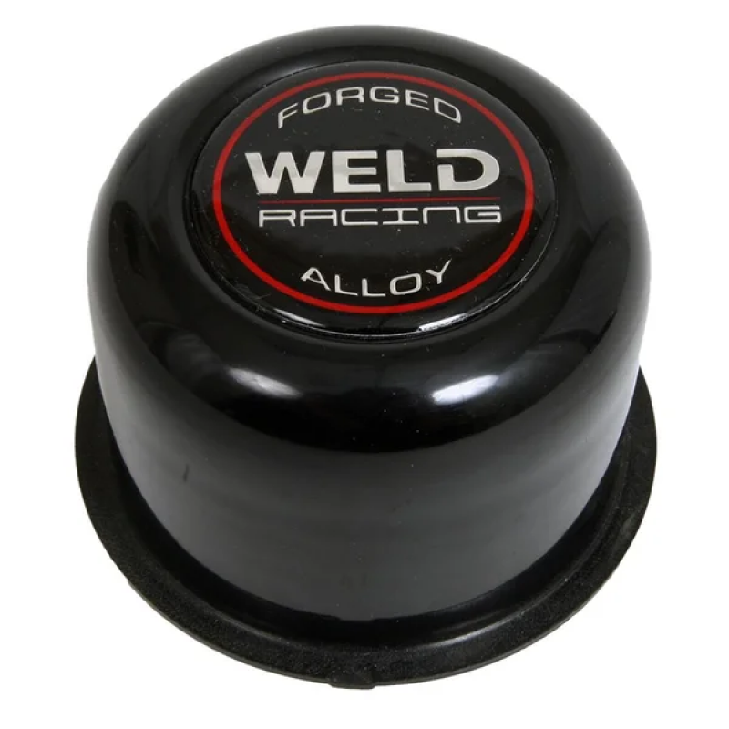 Weld Center Cap 5-Lug 3.16in. OD X 2.20in. RT/S71/WPD - Black Wheel Center Caps Weld