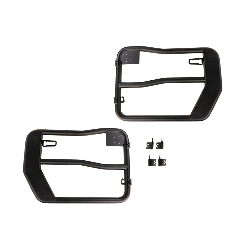 Rugged Ridge Fortis Tube Doors Front 07-18 Jeep Wrangler JK Doors Rugged Ridge