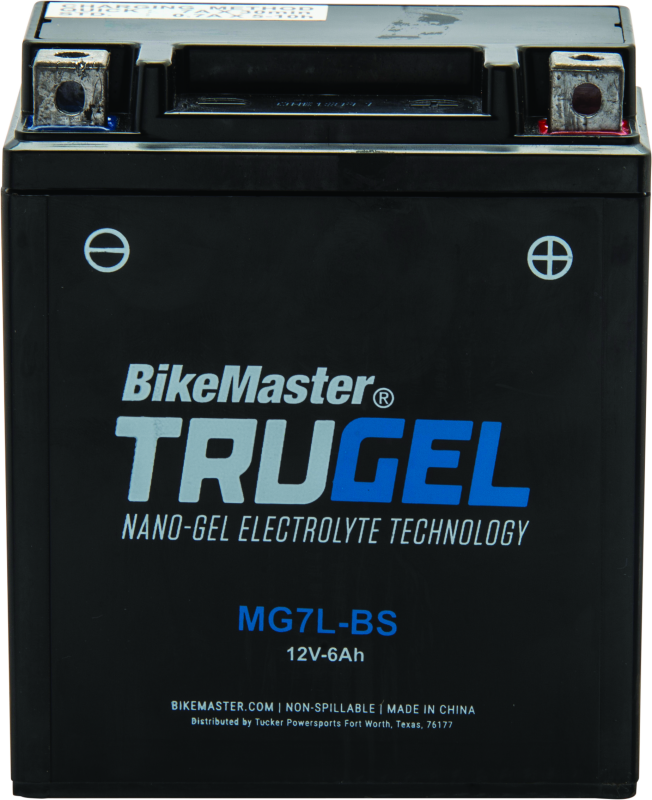 BikeMaster TruGel Battery - MG7L-BS Batteries BikeMaster