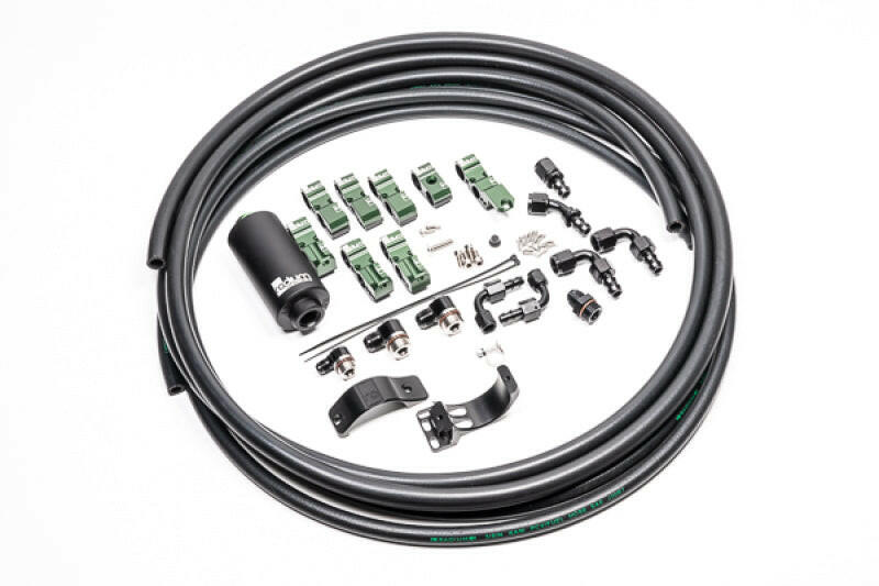 Radium Engineering Late Nissan Fuel Hanger Plumbing Kit Stainless Filter Fuel Pump Hangers Radium Engineering