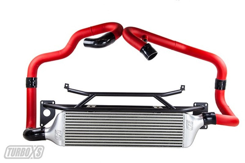Turbo XS FMIC 2015-2017 Subaru STi - Wrinkle Red Pipes Intercooler Kits Turbo XS