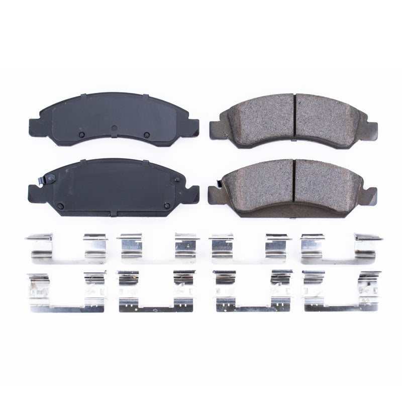 Power Stop 08-19 Cadillac Escalade Front Z17 Evolution Ceramic Brake Pads w/Hardware Brake Pads - OE PowerStop