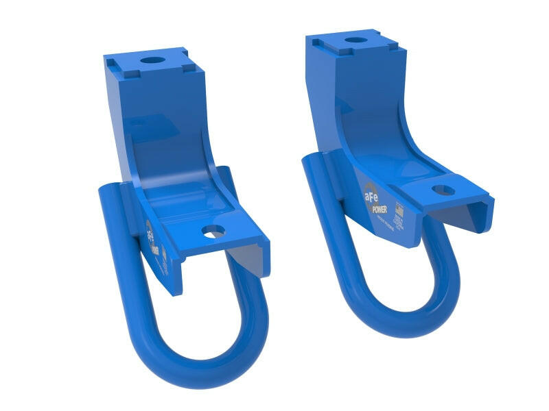 aFe Toyota Tundra 2022 V6-3.5L (tt) Front Tow Hook Blue Tow Hooks aFe