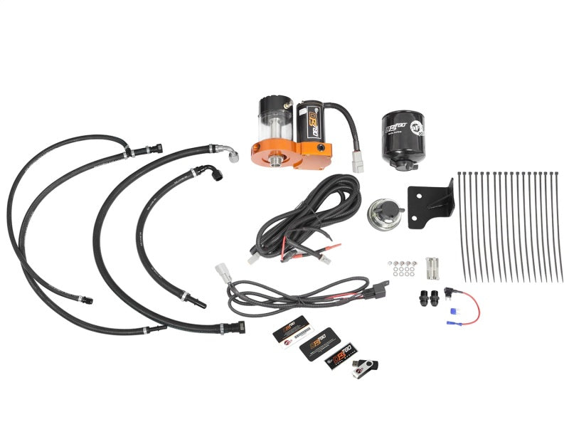 aFe Diesel Fuel Systems DFS780 Series 2017 GM Diesel 6.6L V8(td) L5P Full Time Operation 8-10PSI Fuel Air Separators aFe