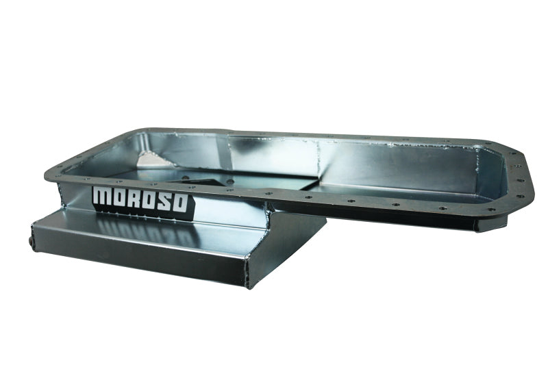 Moroso Datsun/Nissan L24/L26/L28 Road Race Baffled Wet Sump 7qt 6.25in Steel Oil Pan Oil Pans Moroso