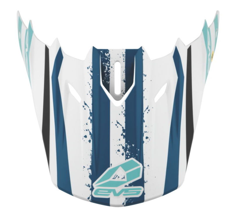 EVS T5 Grappler Helmet Visor - Matte White Helmets and Accessories EVS