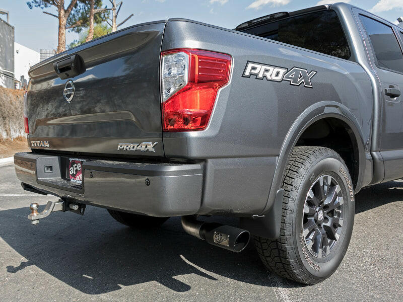 aFe MACHForce XP 2.5in Cat-Back Exhaust System w/ Black Tip Nissan Frontier 17-19 V8-5.6L Catback aFe