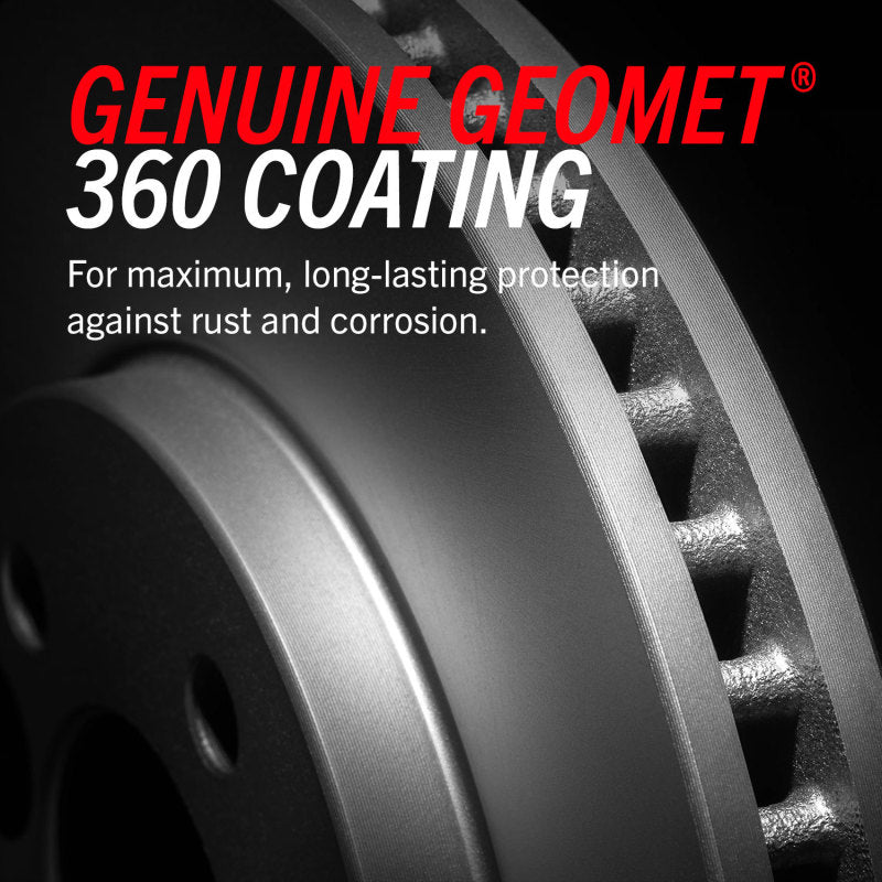 Power Stop 02-07 Mitsubishi Lancer Front Evolution Geomet Coated Rotor Brake Rotors - OE - Cryo PowerStop