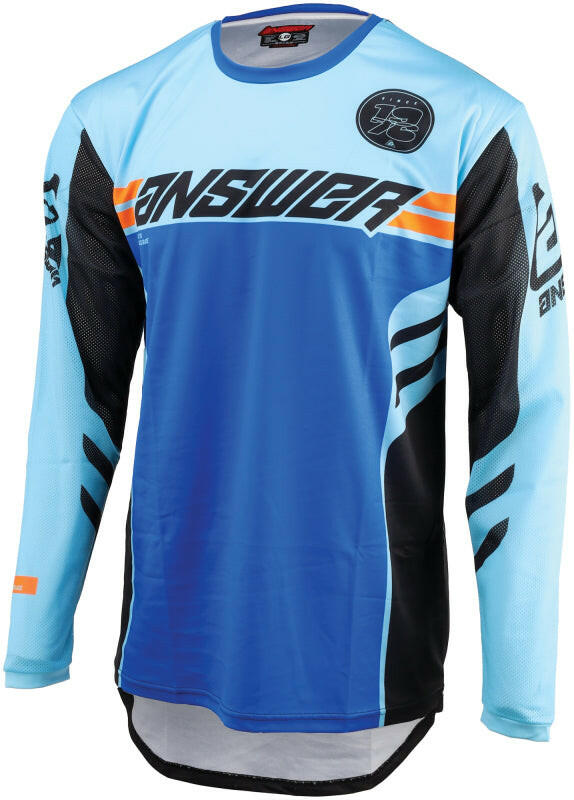 Answer 25 Arkon Nitrus Jersey Blue/Black/Hyper Orange - Small Jerseys Answer