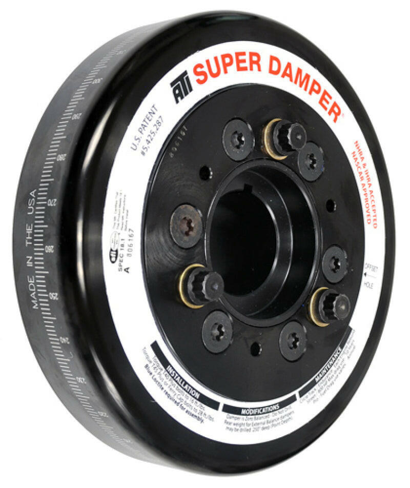 ATI Damper - 7.074in - Steel - Chevy BB - 3 Ring - 1Pc Crankshaft Dampers ATI