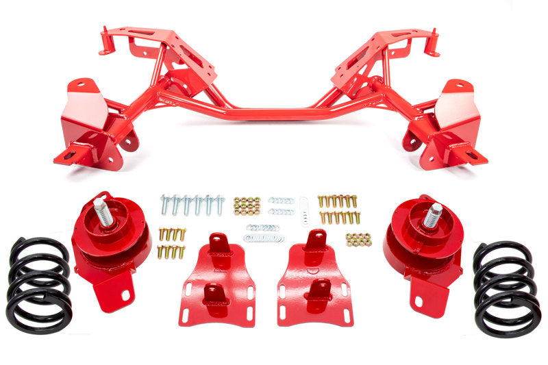 UMI Performance 82-92 GM F-Body LSX Engine Tubular K-Member w/ Weight Jack Kit (850lb.) - Red Crossmembers UMI Performance