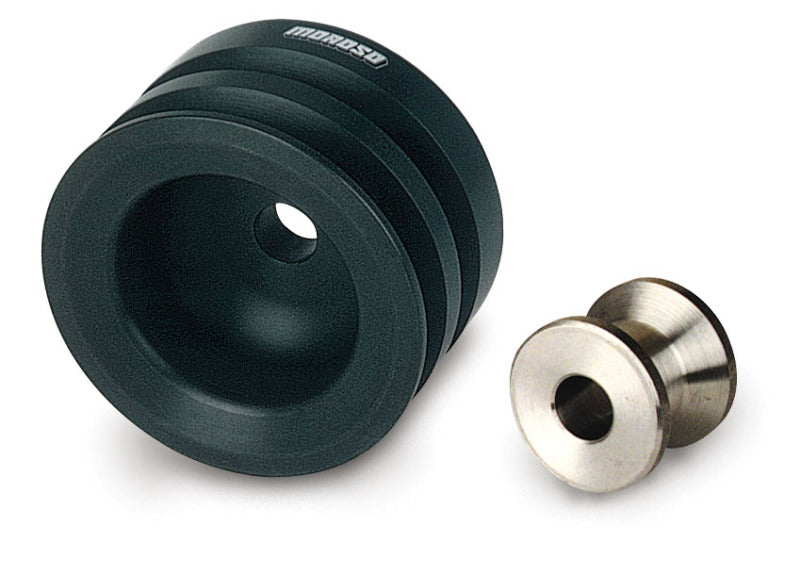 Moroso Ford 351-400 Cleveland/Boss 302 (4 Bolt) Crankshaft Pulley - Double Groove - Billet Aluminum Pulleys - Crank, Underdrive Moroso