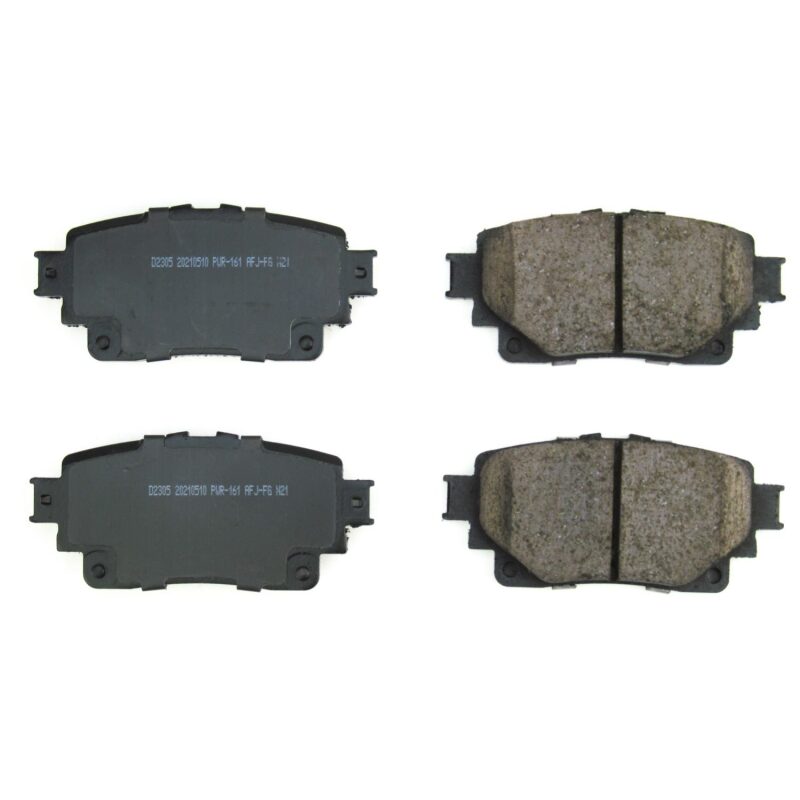 Power Stop 20-21 Toyota Highlander Rear Z16 Evo Ceramic Brake Pads Brake Pads - OE PowerStop