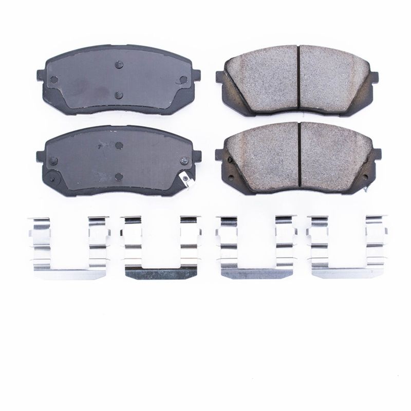Power Stop 15-16 Hyundai Sonata Front Z17 Evolution Ceramic Brake Pads w/Hardware Brake Pads - OE PowerStop