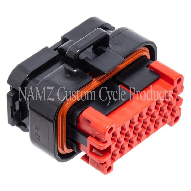 NAMZ AMP 23-Position Plug HD Radio Harness (HD 72382-98BK) Wiring Harnesses NAMZ