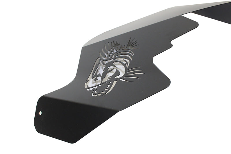 Fishbone Offroad 07-18 Jeep Wrangler JK Logo Aluminum Inner Fenders - Black Powdercoat Fenders Fishbone Offroad