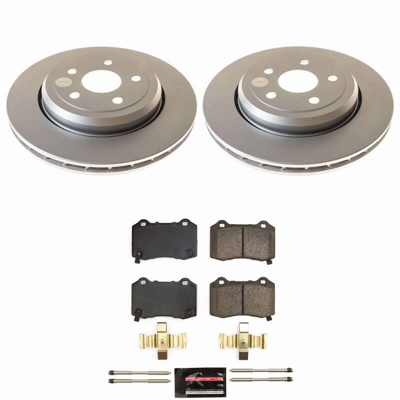 Power Stop 18-26 Dodge Durango Rear Z23 Coated Brake Kit Brake Kits - Performance D&S PowerStop