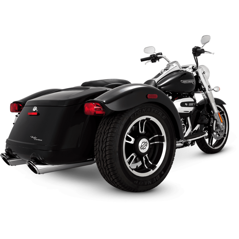 Vance & Hines Harley-Davidson 17-22 Trike / Freewheeler Twin Slash Slip-On Exhaust Motorcycle Slip-On Vance and Hines