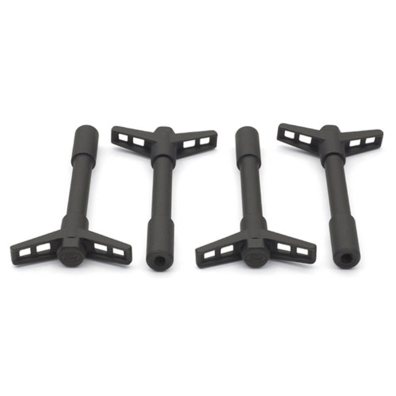 Ford Racing Black Crinkle Finish Valve Cover Hold Down Wing Nuts Valve Covers Ford Racing