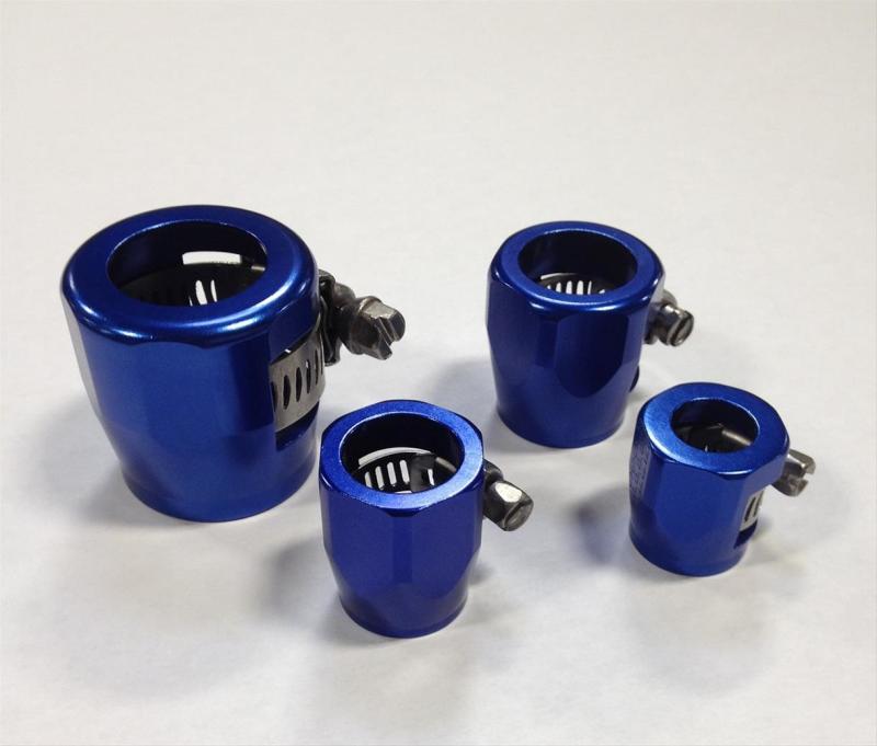 Fragola -10AN EZ Clamp- Blue Fittings Fragola