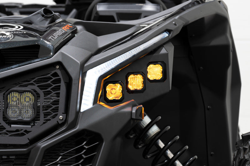 Diode Dynamics 17-24 Can-Am Maverick X3 C1 Headlamp Kit - Pro White ABL (Pair) Light Accessories and Wiring Diode Dynamics