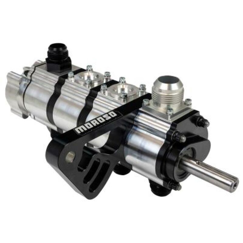 Moroso 4 Stage Tri-Lobe Left Side Door Mount 1.50in PS Oil Pump w/Fuel Pump Drive Oil Pumps Moroso