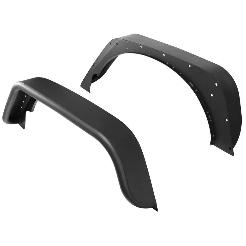 Westin/Snyper 07-17 Jeep Wrangler Tube Fenders - Rear - Textured Black Fenders Westin