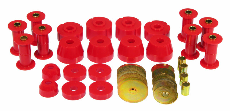 Prothane 72-85 Dodge Truck 4wd Total Kit - Red Bushings - Full Vehicle Kits Prothane