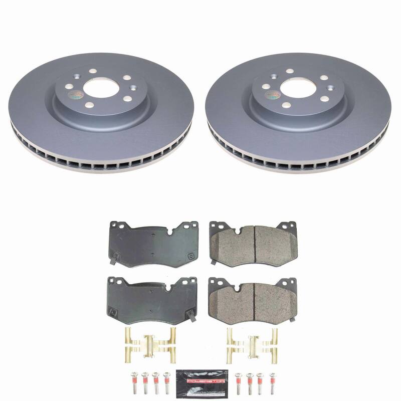 Power Stop 20-25 Chevrolet Corvette Front Z23 Coated Brake Kit Brake Kits - Performance D&S PowerStop