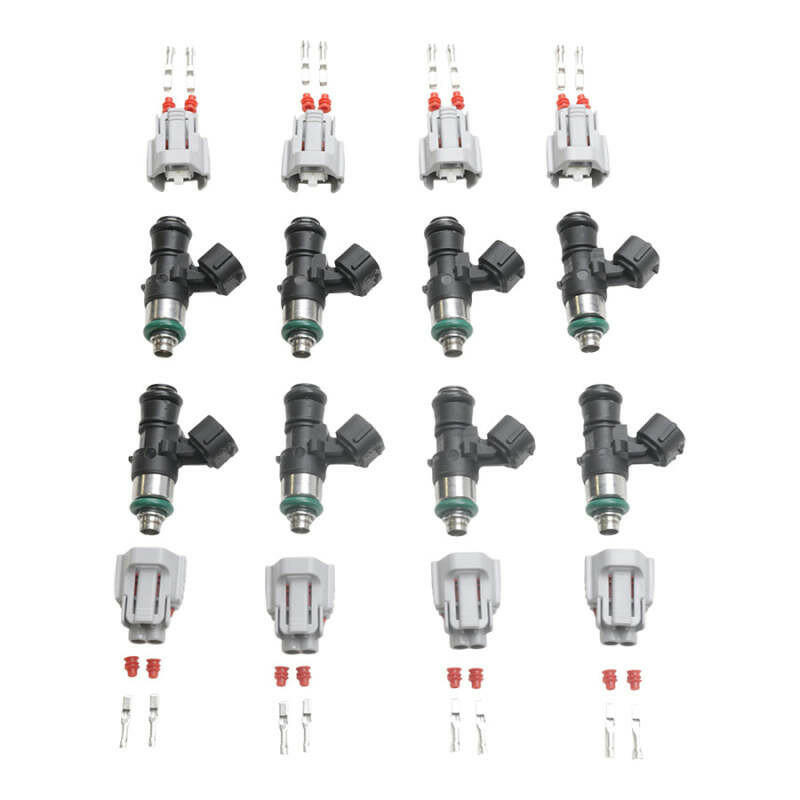 DeatschWerks Set of 8 2200cc/min For The Fitech Go EFI 8/Holley Super Sniper 1250/ Sniper Xflow 1375 Fuel Injector Sets - 8Cyl DeatschWerks