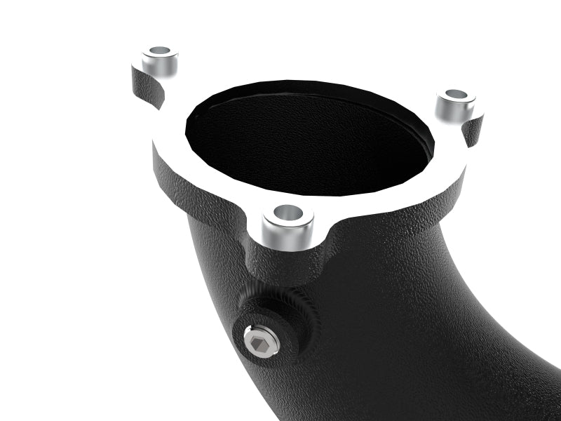 aFe 17-22 BMW 540i (G30/G31/G38) B58 L6 3.0L (t) BladeRunner 3in Aluminum Hot Charge Pipe - Black Intercoolers aFe