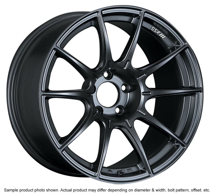 SSR GTX01 18x9.5 5x114.3 15mm Offset Flat Black Wheel Wheels - Cast SSR