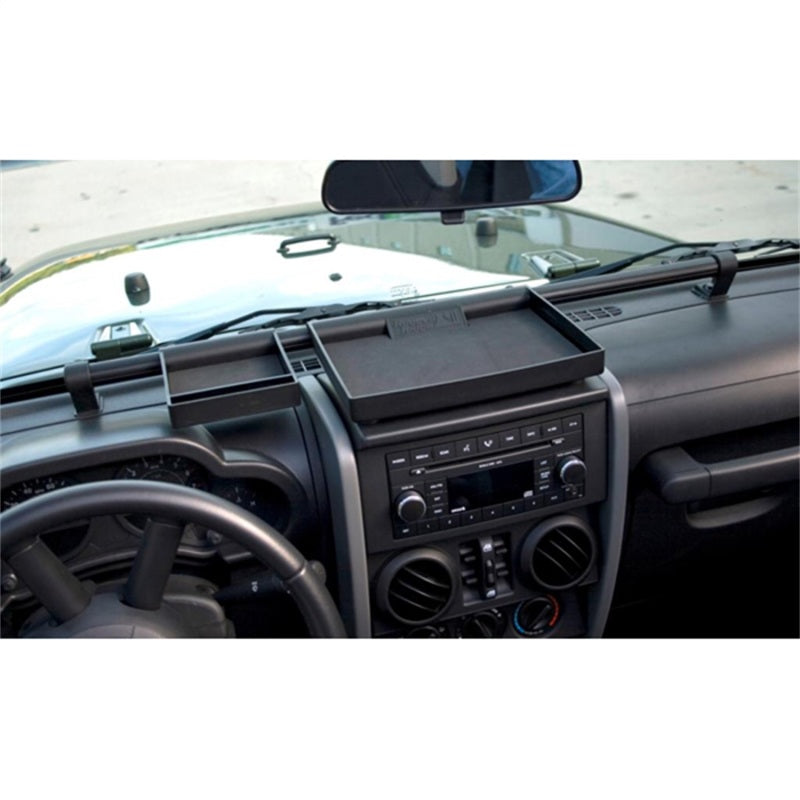 Rugged Ridge Dash Organizer Tray 07-10 Jeep Wrangler JK Storage Racks Rugged Ridge