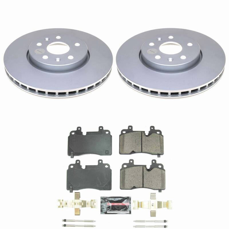 Power Stop 20-25 Chevrolet Corvette Front Z23 Coated Brake Kit Brake Kits - Performance D&S PowerStop
