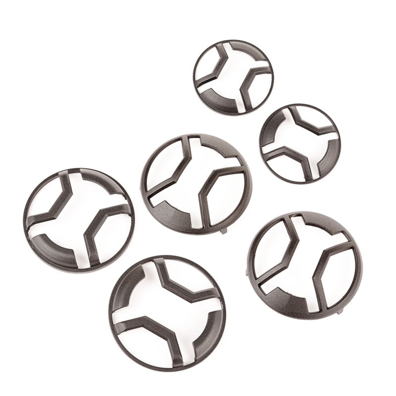 Rugged Ridge 07-18 Jeep Wrangler JK Turn/Side/Fog Light Elite Euro Guard Kit Light Covers and Guards Rugged Ridge