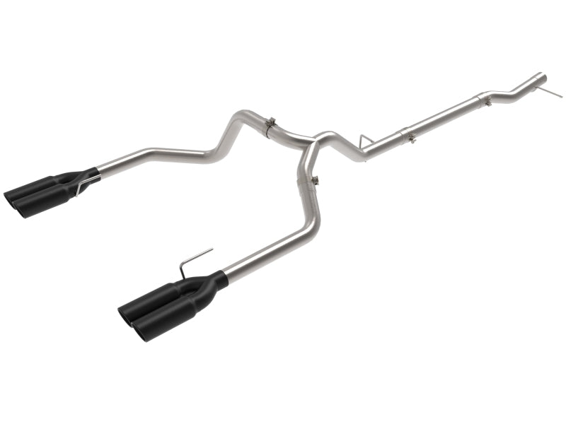 aFe 23-24 GM Trucks L6-3.0L (td) LZ0 Vulcan Series 3in 304 SS DPF-Back Exhaust System w/ Black Tip DPF Back aFe