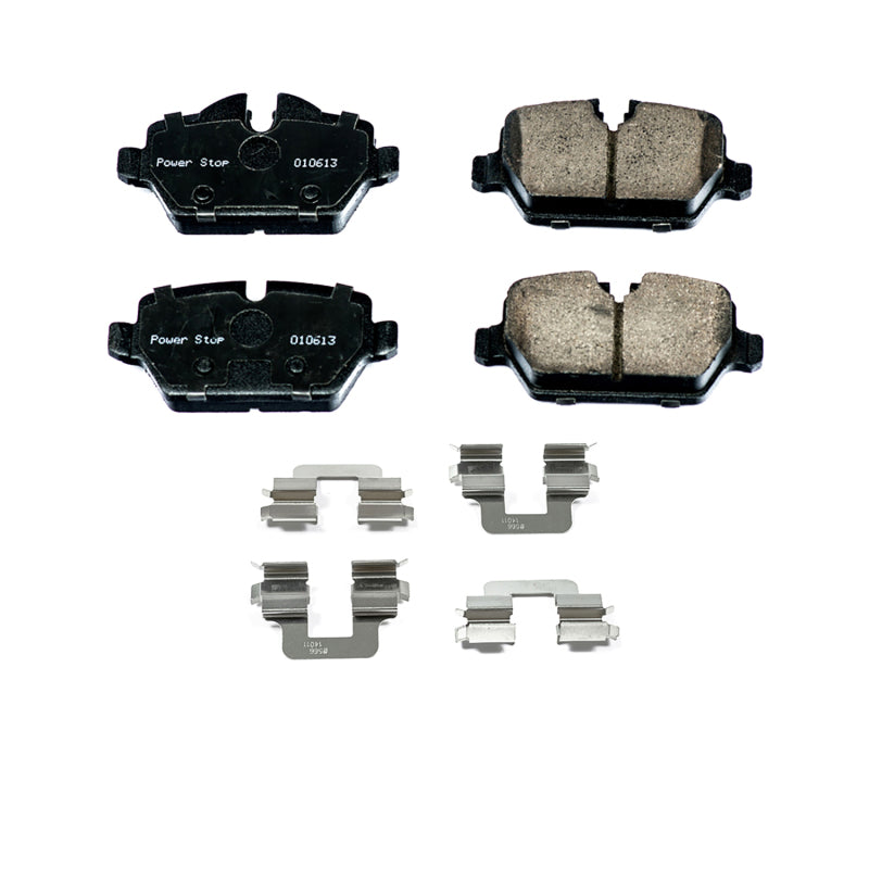 Power Stop 11-16 Mini Cooper Countryman Rear Z17 Evolution Ceramic Brake Pads w/Hardware Brake Pads - OE PowerStop
