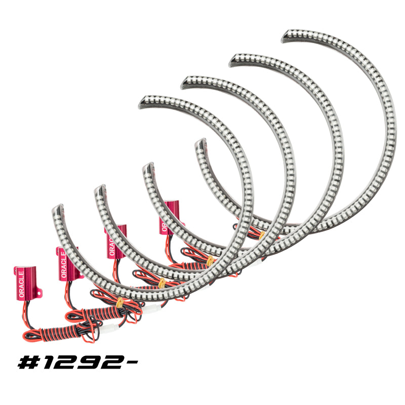 Oracle Dodge Challenger 08-14 LED Waterproof Halo Kit - Red Fog Lights ORACLE Lighting