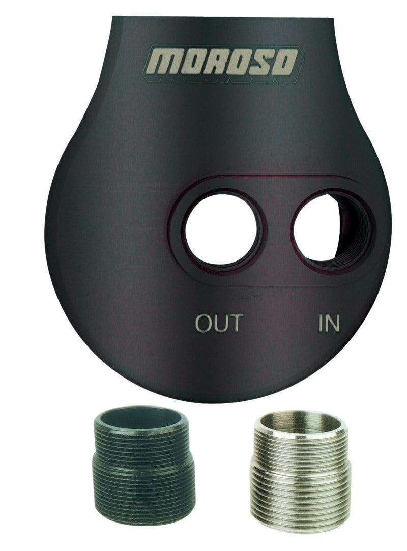 Moroso Oil Filter Adapter - Remote Mount - HP-6 Fittings Moroso