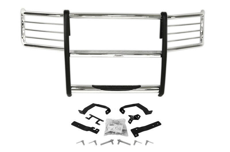 Go Rhino 15-17 Ford F-150 (Excl. ACC Models) 3000 Series StepGuard Center Grille + Brsh Grd - Chrome Grille Guards Go Rhino