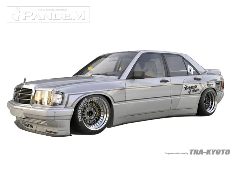 GReddy Pandem Mercedes 190E Rocket Bunny Full Wide-Body Aero Kit Body Kits GReddy