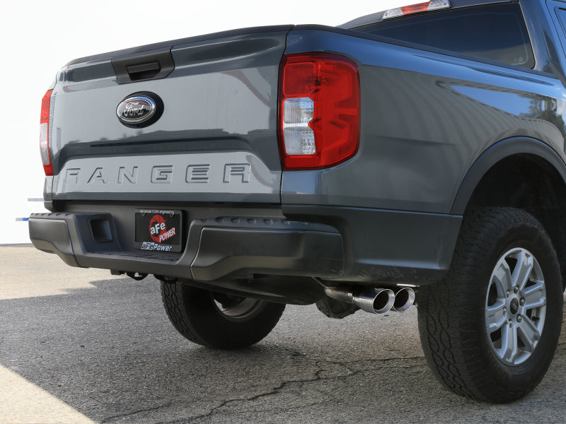 aFe 2024+ Ford Ranger L4-2.3L (t) Vulcan Series 2.5in to 3in Cat-Back Exhaust w/ Polished Tip Catback aFe