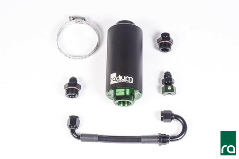 Radium Engineering Porsche 996/997.1 AWD Fuel Filter Kit w/ 10 Micron Stainless Filter Fuel Filters Radium Engineering