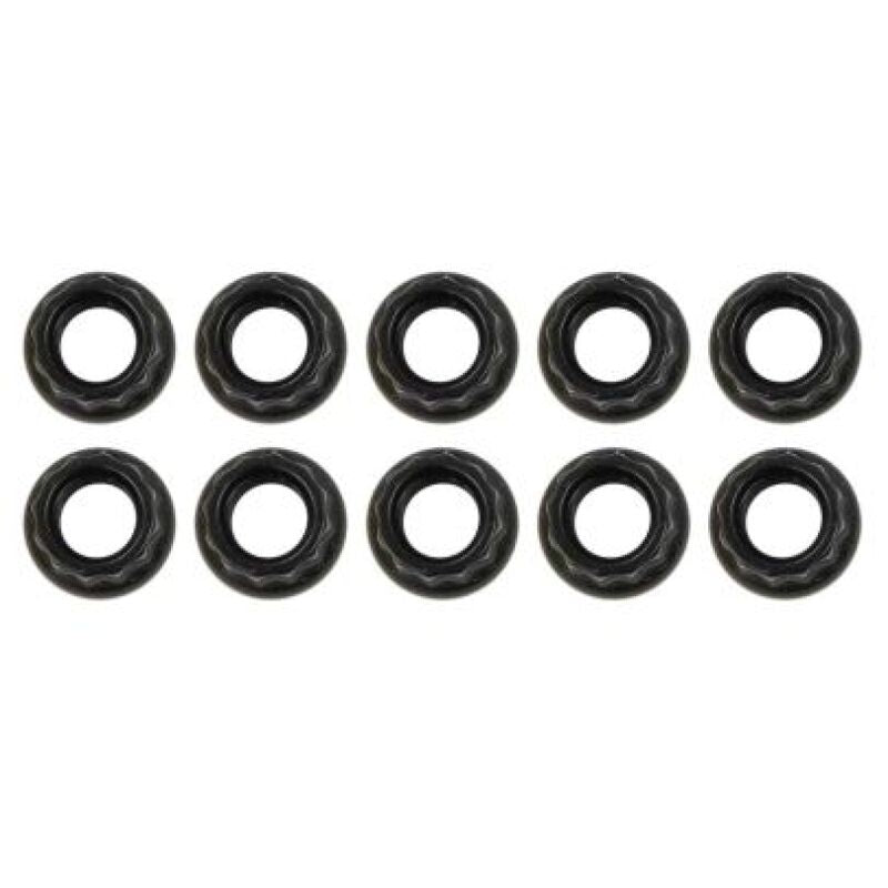 Moroso Black OX Nuts - 1/4-28 (10 Pack) Hardware - Singles Moroso